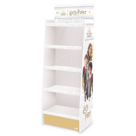 EXPOSITOR 1/4 PALET CARTON 5 BALDAS HARRY POTTER SIN MERCANCIA
