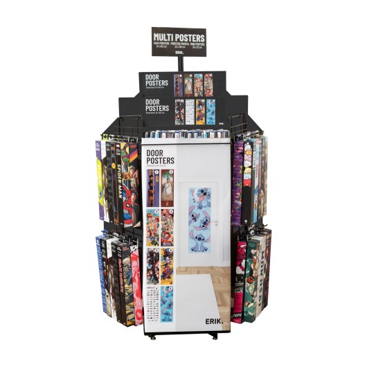 KIT EXPOSITOR MULTIPOSTER 6 HUECOS SIN MERCANCIA