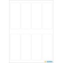 PEGATINAS VARIO 20X50MM BLANCO