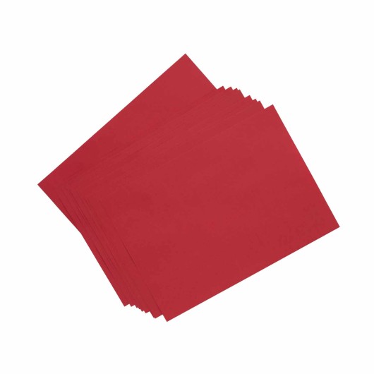 PACK 10 HOJAS A4 FOLDER ROJO