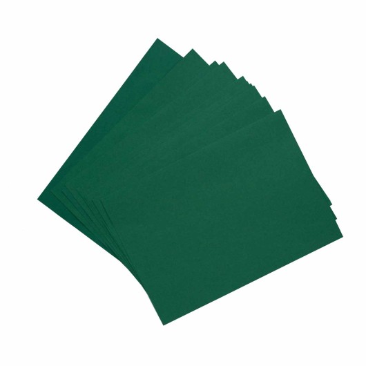 PACK 10 HOJAS A4 FOLDER VERDE OSCURO