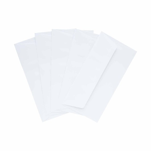 PACK 5 SOBRES DL AMERICANOS FOLDER BLANCO