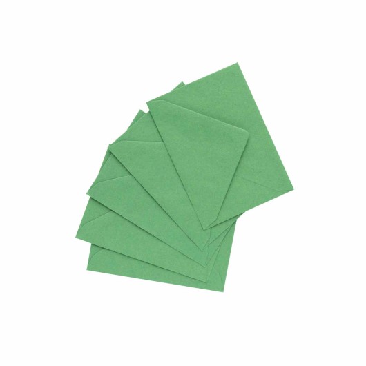 PACK 5 SOBRES C7 VISITA FOLDER VERDE OSCURO