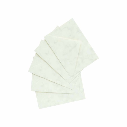 PACK 5 SOBRES C7 VISITA FOLDER MARMOL CREMA