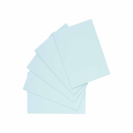 PACK 5 TARJETAS A6 DOBLES FOLDER AZUL CIELO 2