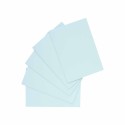 PACK 5 TARJETAS A6 DOBLES FOLDER AZUL CIELO
