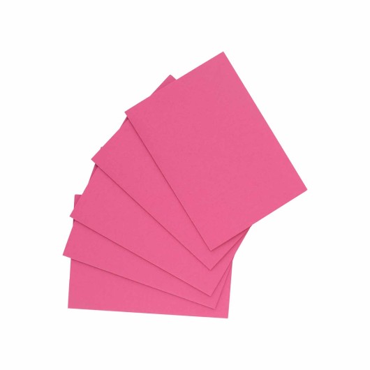 PACK 5 TARJETAS A6 DOBLES FOLDER FUCSIA