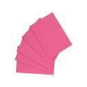 PACK 5 TARJETAS A6 DOBLES FOLDER FUCSIA