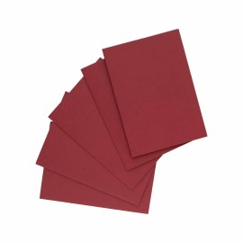 PACK 5 TARJETAS A6 DOBLES FOLDER BURDEOS 2