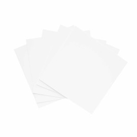 PACK 5 TARJETAS CUADRADAS DOBLES FOLDER BLANCO 2