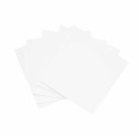 PACK 5 TARJETAS CUADRADAS DOBLES FOLDER BLANCO