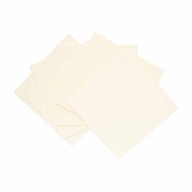 PACK 5 TARJETAS CUADRADAS DOBLES FOLDER CREMA 2