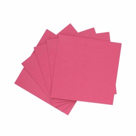 PACK 5 TARJETAS CUADRADAS DOBLES FOLDER FUCSIA 2