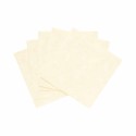 PACK 5 TARJETAS CUADRADAS DOBLES FOLDER MARMOL CREMA