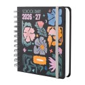 AGENDA ESCOLAR 2026/2027 DIA PAGINA M 11 MESES FLORAL CUBES