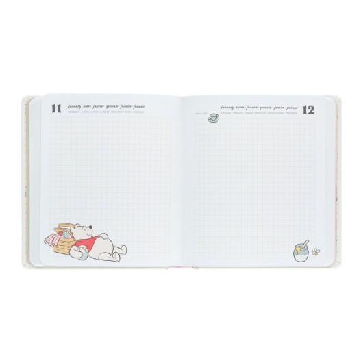 AGENDA ESCOLAR 2026/2027 DIA PAGINA M CON LOMO 11 MESES DISNEY WINNIE THE POOH