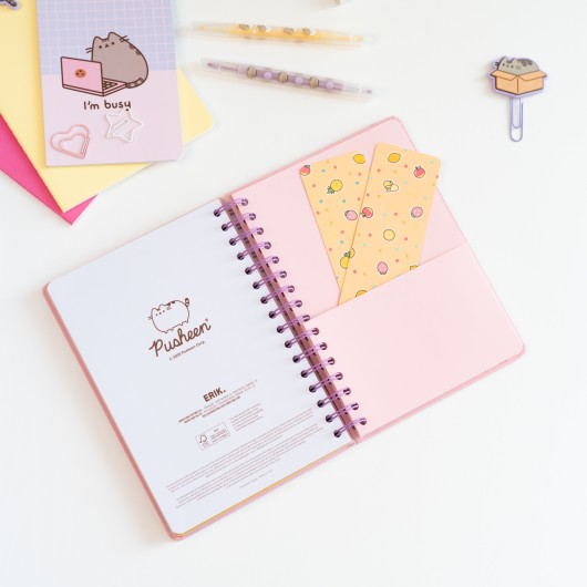 AGENDA ESCOLAR 2026/2027 SEMANA VISTA A5 12 MESES PUSHEEN FRUITS
