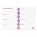 AGENDA ESCOLAR 2026/2027 SEMANA VISTA A5 12 MESES PUSHEEN FRUITS