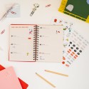 AGENDA ESCOLAR 2026/2027 SEMANA VISTA A5 12 MESES SNOOPY