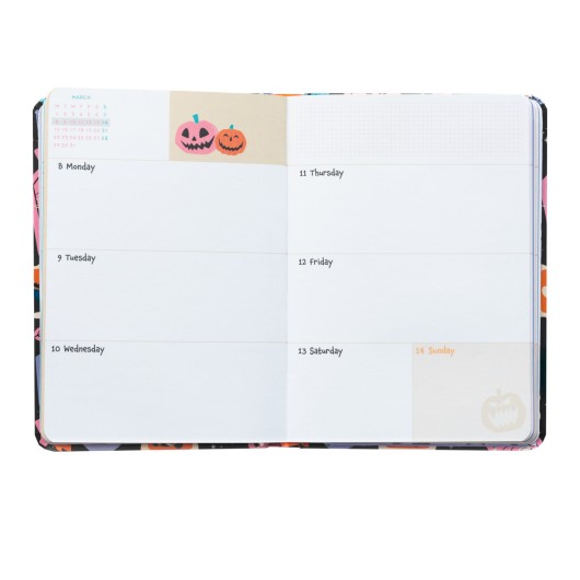 AGENDA ESCOLAR 2026/2027 SEMANA VISTA POCKET 17 MESES DISNEY PESADILLA ANTES DE NAVIDAD