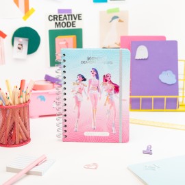 AGENDA ESCOLAR 2026/2027 SEMANA VISTA A5 12 MESES KPOP DEMON HUNTERS 2