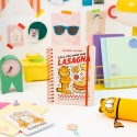 AGENDA ESCOLAR 2026/2027 SEMANA VISTA A5 12 MESES GARFIELD