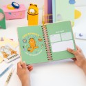 AGENDA ESCOLAR 2026/2027 SEMANA VISTA A5 12 MESES GARFIELD