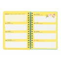 AGENDA ESCOLAR 2026/2027 SEMANA VISTA A5 12 MESES BOB ESPONJA