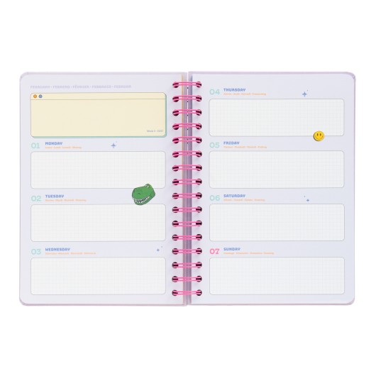 AGENDA ESCOLAR 2026/2027 SEMANA VISTA A5 12 MESES DISNEY TOY STORY 5