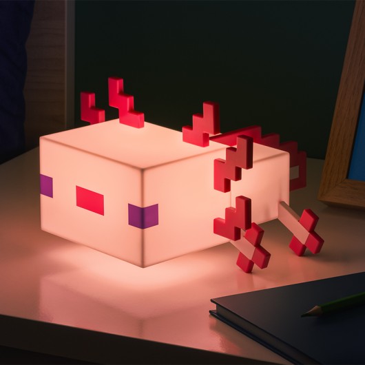 LAMPARA AXOLOTL MINECRAFT 2