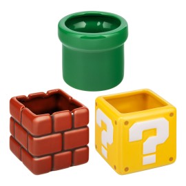 SET DE 3 BOWLS SNACK 3D SUPER MARIO 2