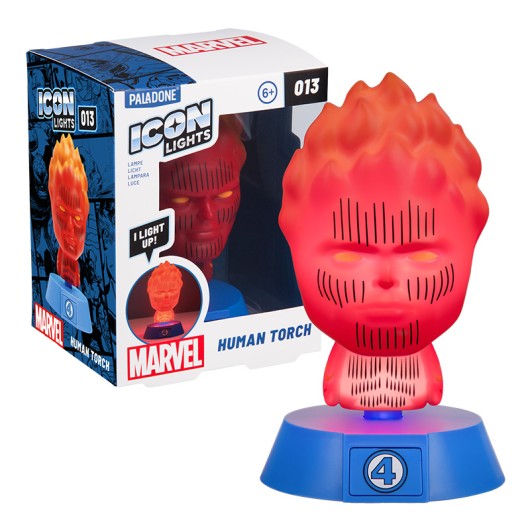 LAMPARA ANTORCHA HUMANA LOS 4 FANTASTICOS