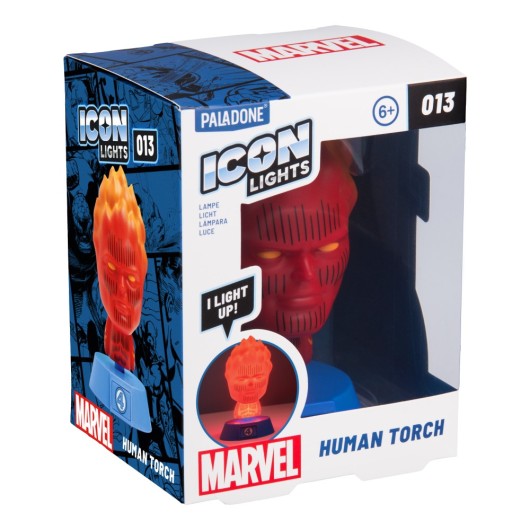 LAMPARA ANTORCHA HUMANA LOS 4 FANTASTICOS
