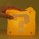 LAMPARA SQUISHY RECARGABLE DE SILICONA BLOQUE PREGUNTA MARIO