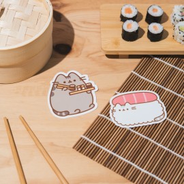 PACK 2 PEGATINAS VINILO PUSHEEN SUSHI ROLL 1 2