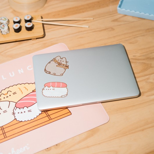 PACK 2 PEGATINAS VINILO PUSHEEN SUSHI ROLL 1