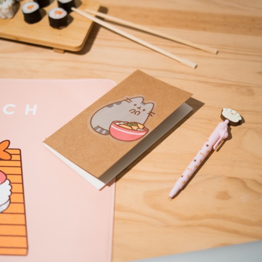 PACK 2 PEGATINAS VINILO PUSHEEN SUSHI ROLL 2