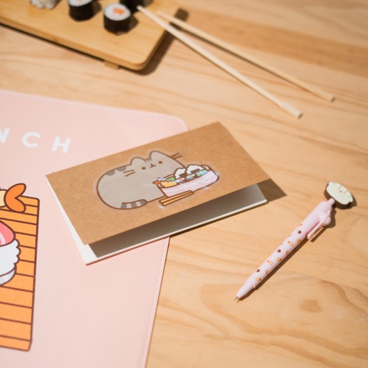 PACK 2 PEGATINAS VINILO PUSHEEN SUSHI ROLL 4
