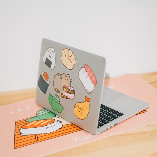 PACK 2 PEGATINAS VINILO PUSHEEN SUSHI ROLL 5