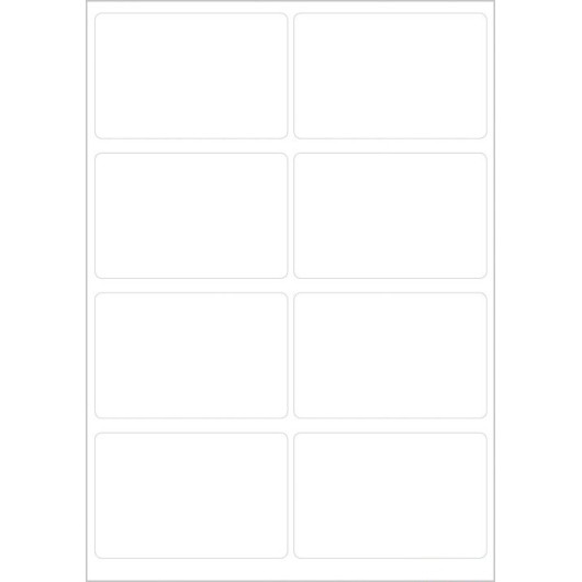 PEGATINAS VARIO 25X40MM BLANCO