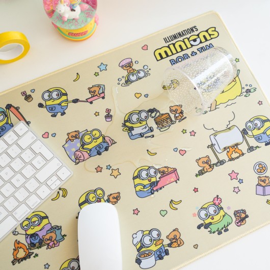 ALFOMBRILLA RATON XL MINIONS BOB Y TIM
