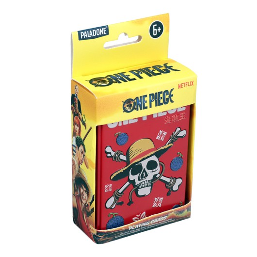 BARAJA DE NAIPES EN CAJA METALICA ONE PIECE