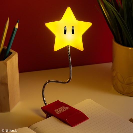 LAMPARA CLIP ESTRELLA MARIO