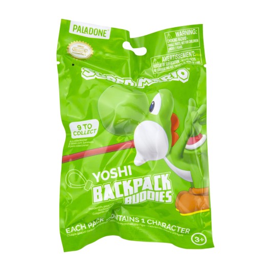 LLAVEROS BACKPACK BUDDIES YOSHI CDU 24 UNIDADES