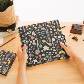 SCRAPBOOK ALBUM FOTO 26X26CM 40 PAGINAS SLEEPLESS GARDEN 2