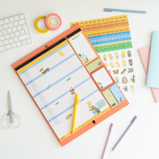 PLANNER CON IMAN 2026/2027 THE SIMPSONS