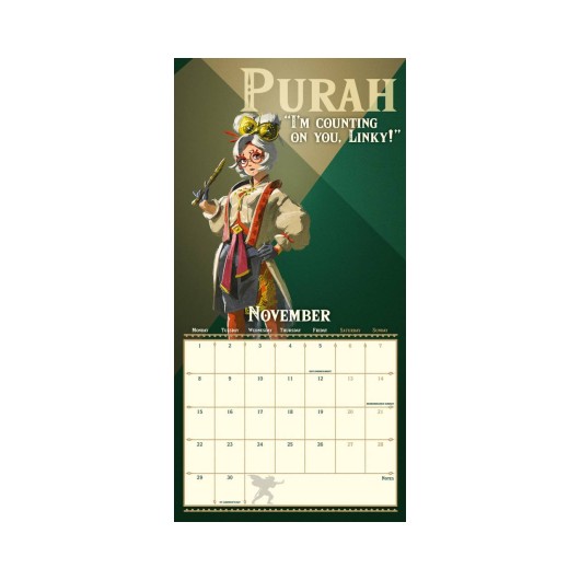 CALENDARIO 2027 30X30 THE LEGEND OF ZELDA