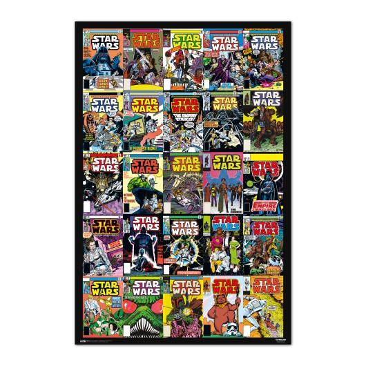 POSTER STAR WARS CLASSIC PORTADAS COMIC