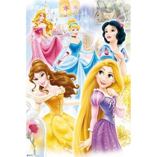 POSTER DISNEY PRINCESAS