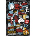 POSTER RICK & MORTY QUOTES